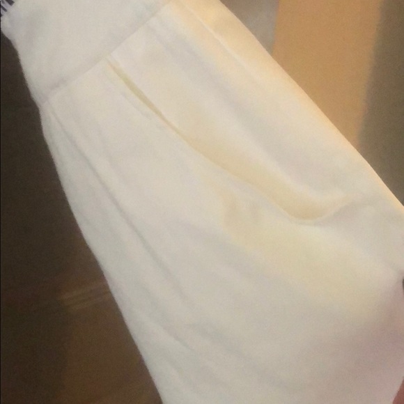 Size small white and navy striped dress - Picture 3 of 5